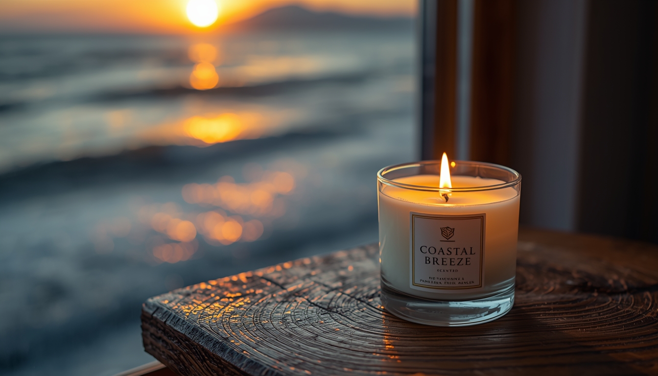 Coastal Breeze scented candle