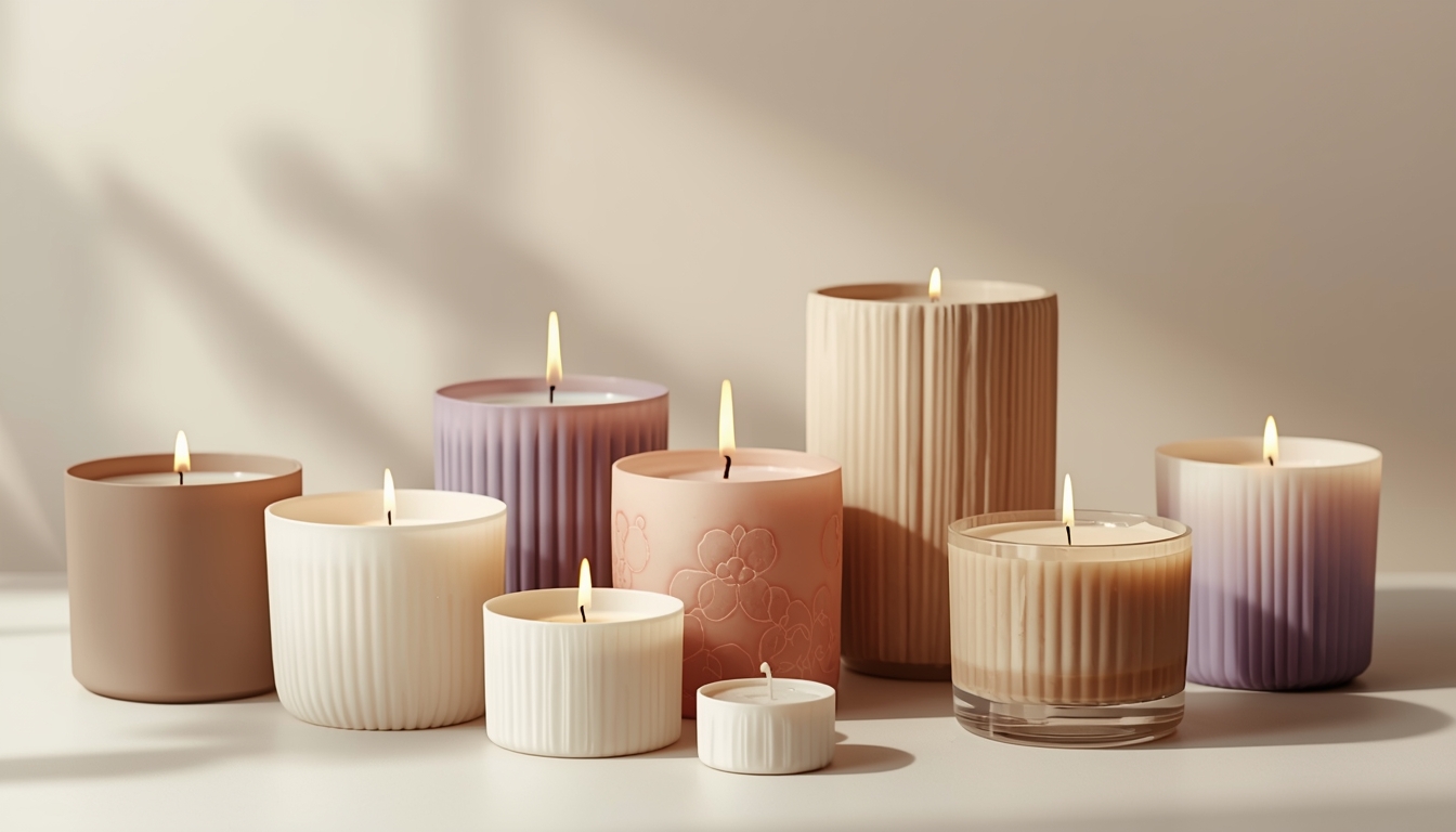 Custom candle design options